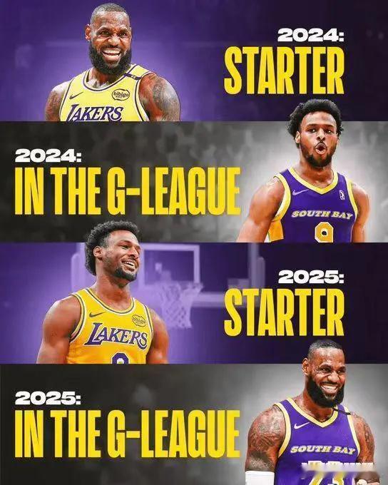 詹姆斯复出连锁反应！布朗尼遭湖人下放发展联盟，父子角色再度反转