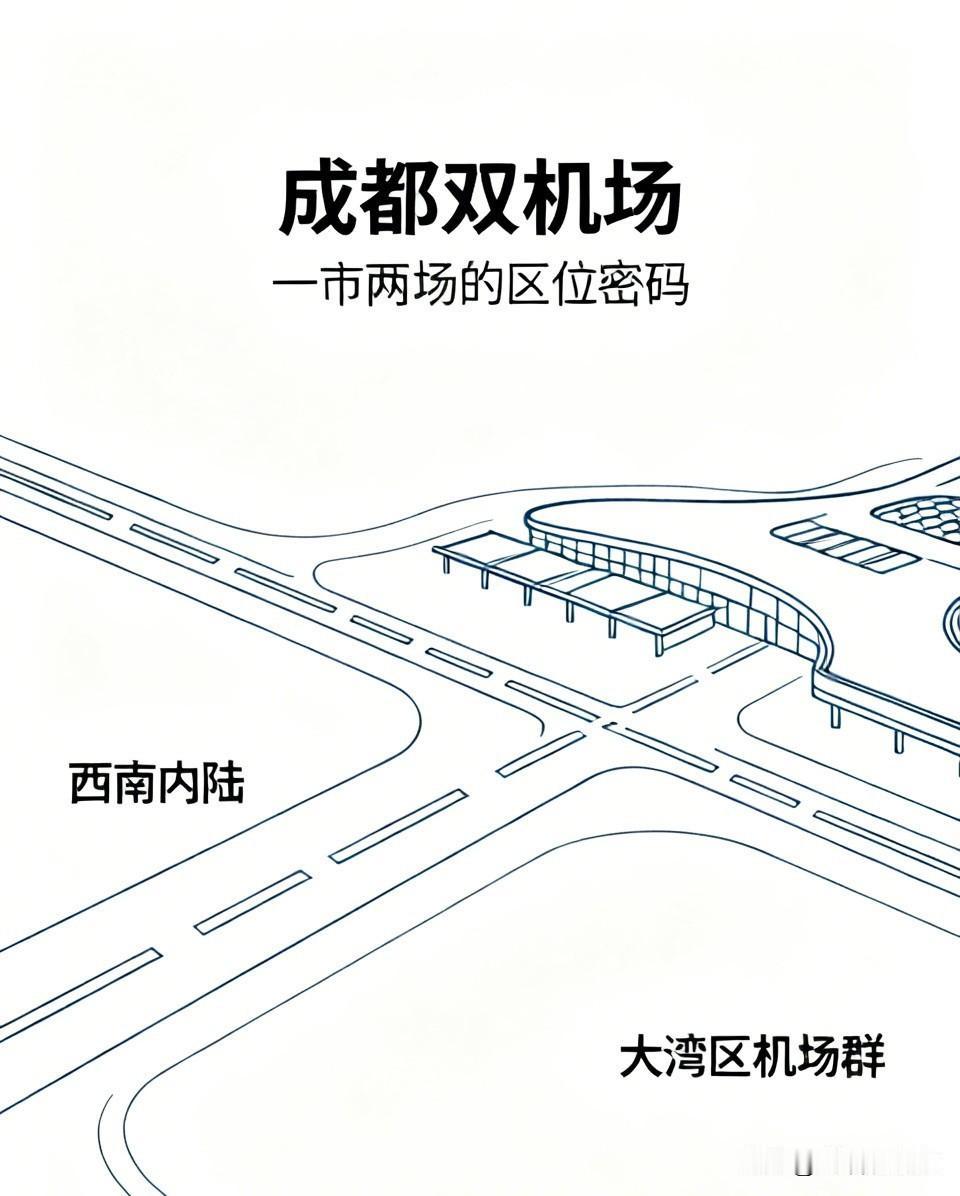不是一线、不靠沿海，广州深圳重庆都没双机场，凭啥成都独有？很多人心里都有疑