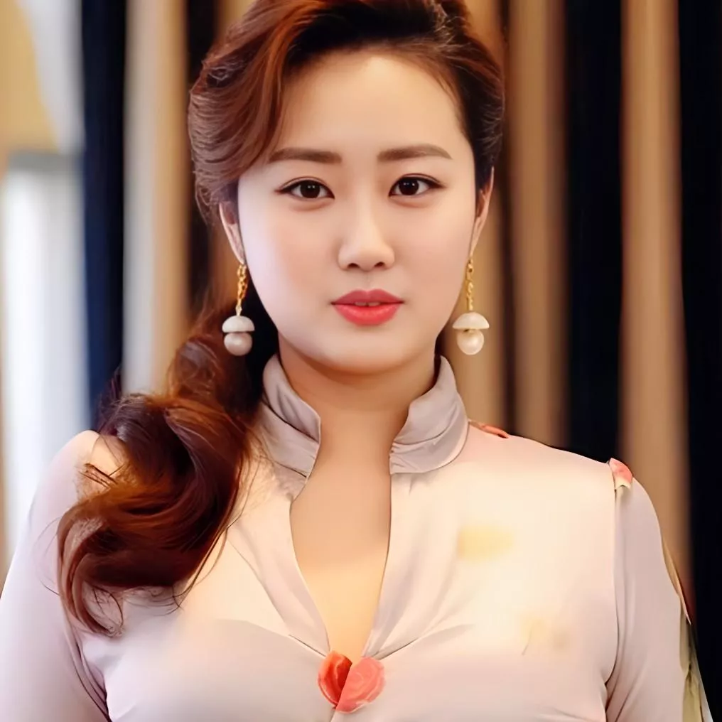 温婉优雅的东方美人，气质动人。