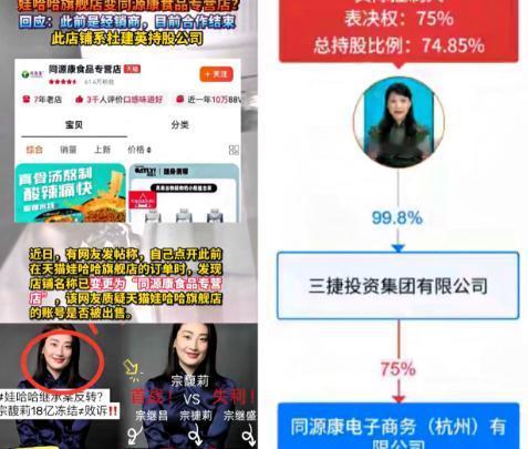 一觉醒来娃哈哈变天了天猫旗舰店一夜之间换了招牌，61万粉丝的老店清空娃