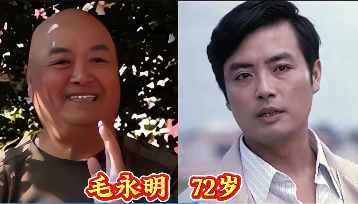 昔日青春帅气的这些明星们，也都老了，特别是洪剑涛变化很大，年轻时的他是军艺的校草