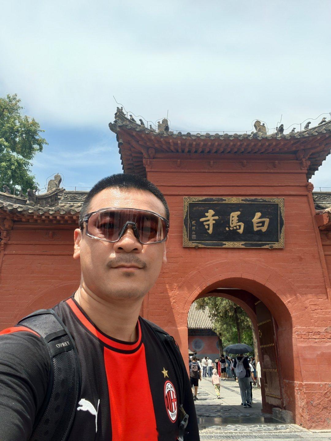 有没有青春大男孩的赶脚。洛阳·白马寺