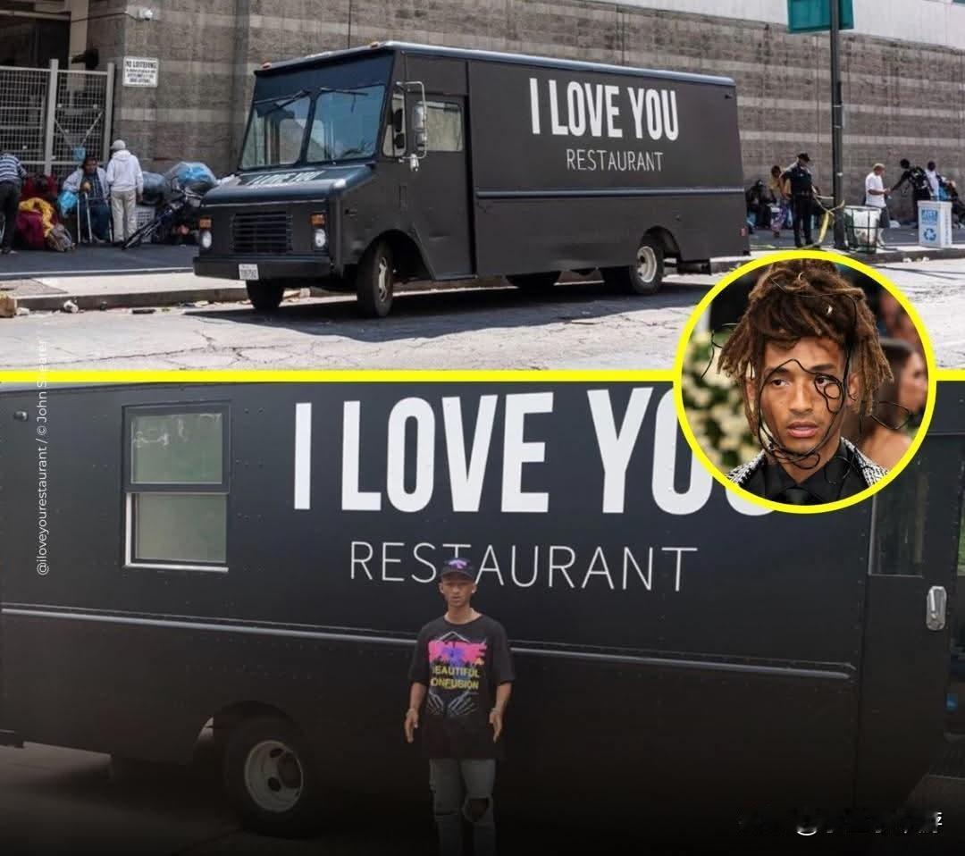 好莱坞演员威尔·史密斯的儿子杰登，现年27岁，正在洛杉矶最贫困的地区之一庆祝