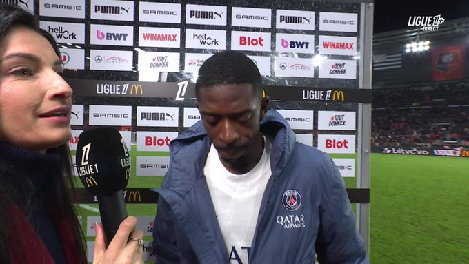 登贝莱赛后暴怒: 如果巴黎球员只顾自己, 那就绝对夺不了冠