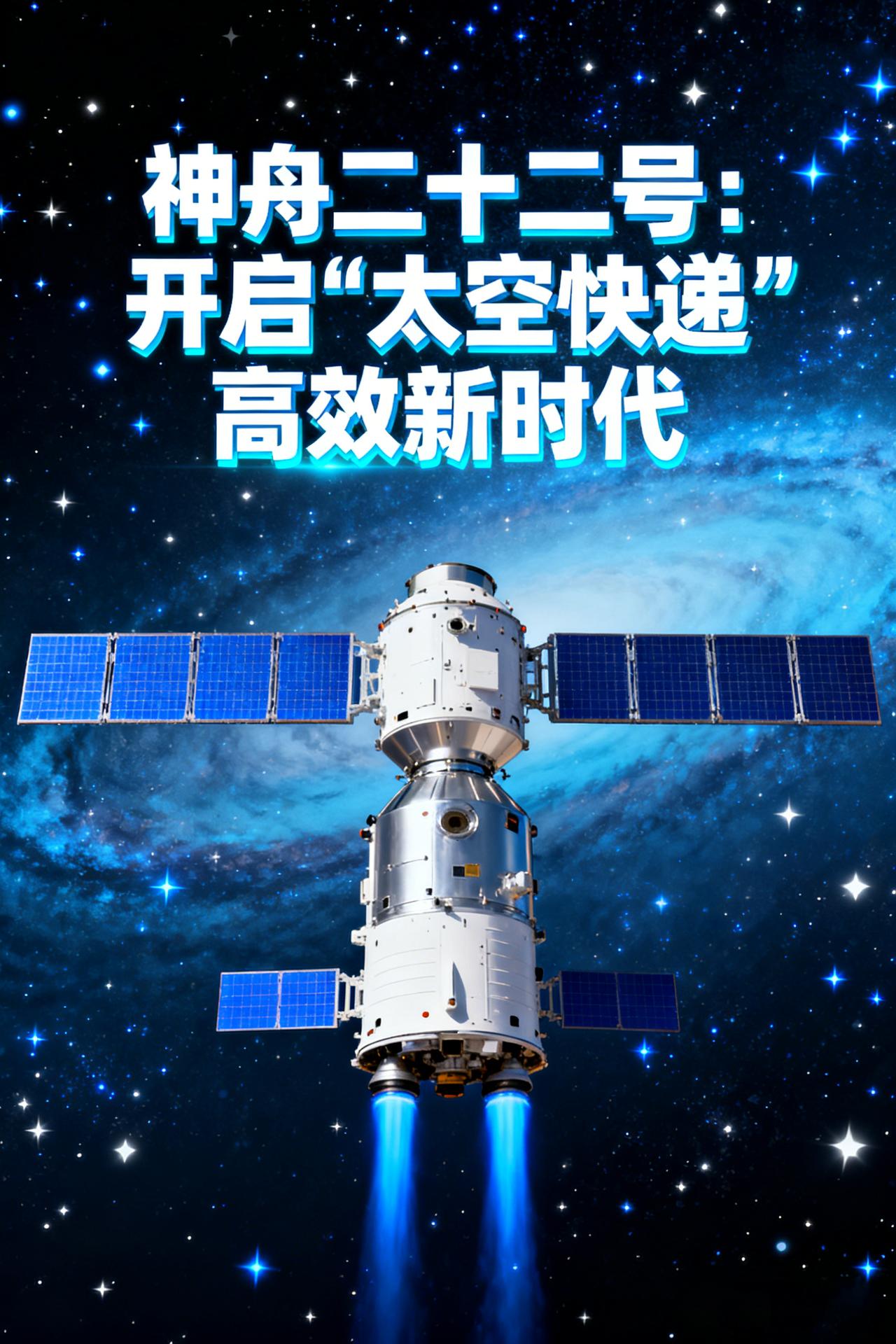 神舟二十二号：开启“太空快递”高效新时代家人们，神舟二十二号飞船计划于11月2