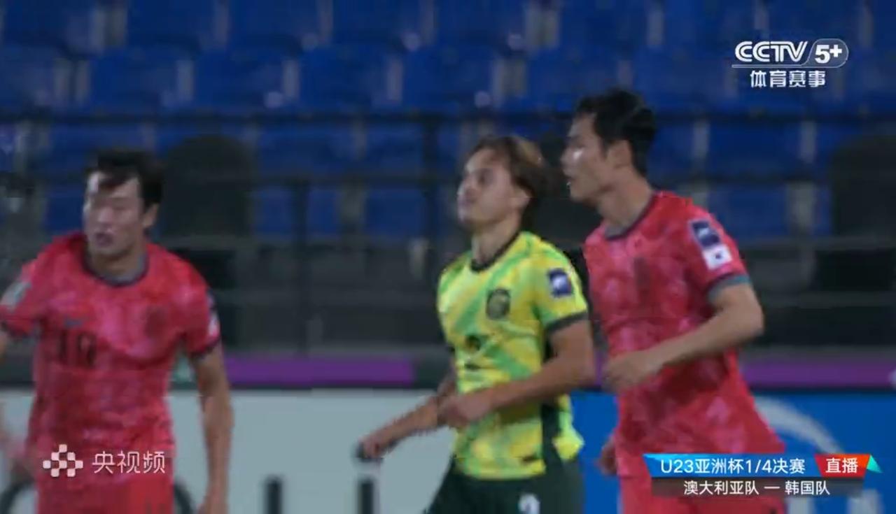 88分钟，韩国队头球绝杀澳大利亚，韩国U23队2比1绝杀澳大利亚U23队，韩国队