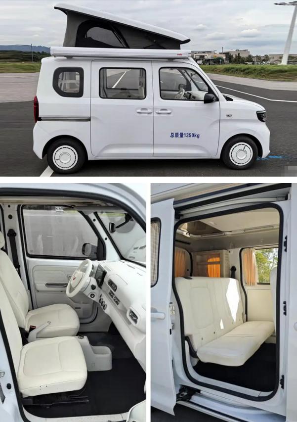 带一室一厅一厨，五菱之光EV床车版申报图来了！在工信部最新公布的第401批新车