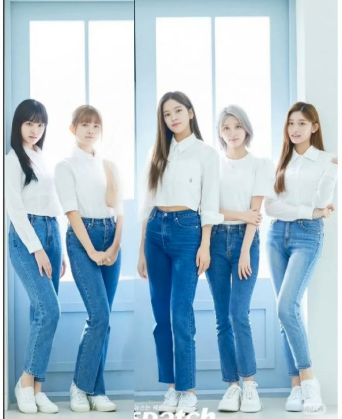 看了这组图就知道好看的孩子为什么要站中间了张元英漂亮的好有代表性啊！​​​