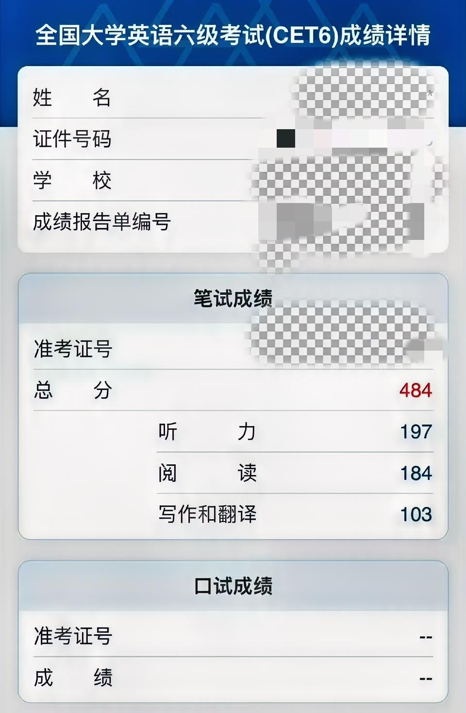 四六级成绩今天出分。听不少家长说，孩子这几天嘴上说着“随便考考”，其实心里比