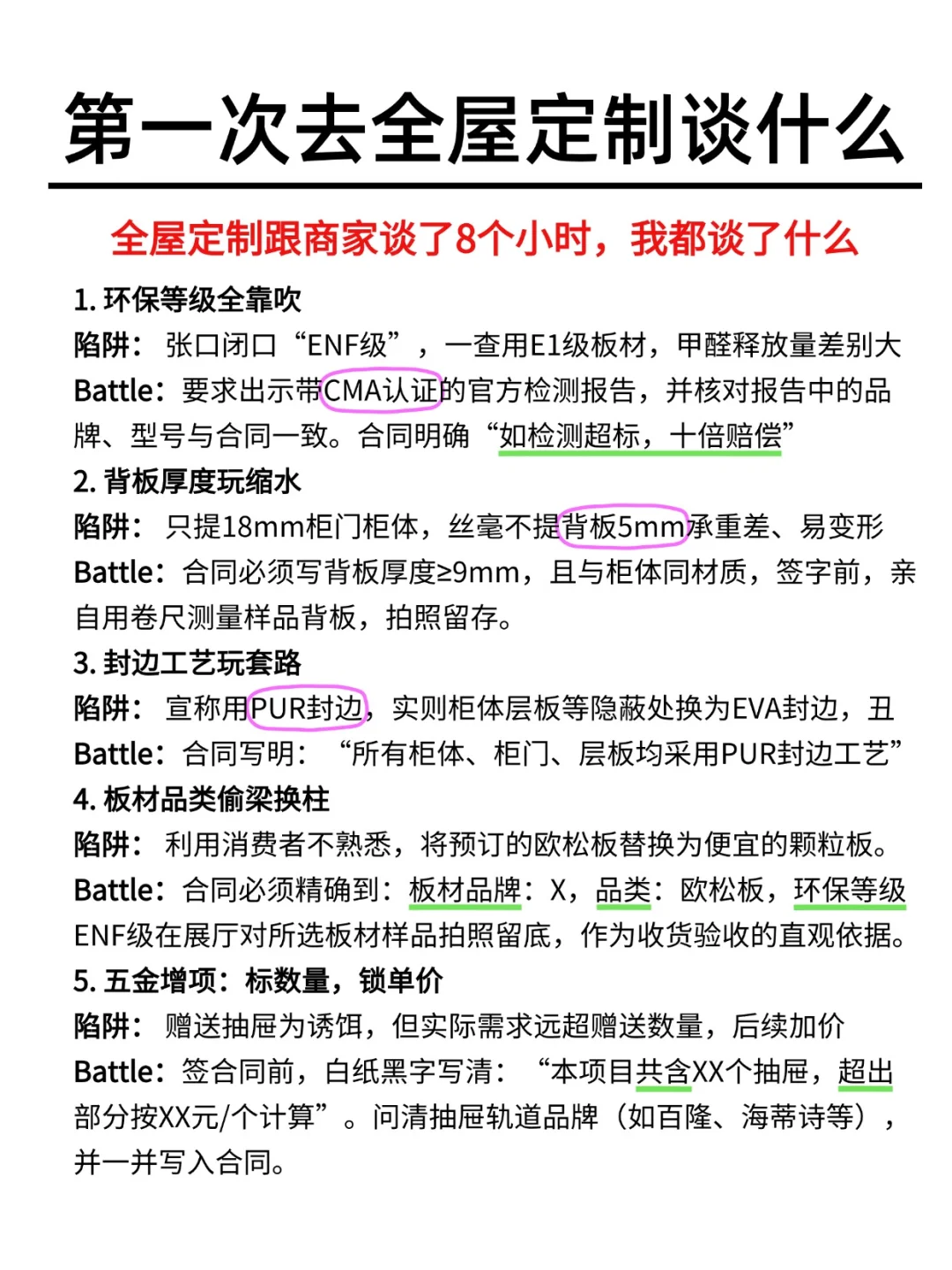 全屋定制水太深！这16条保命指南看完再签