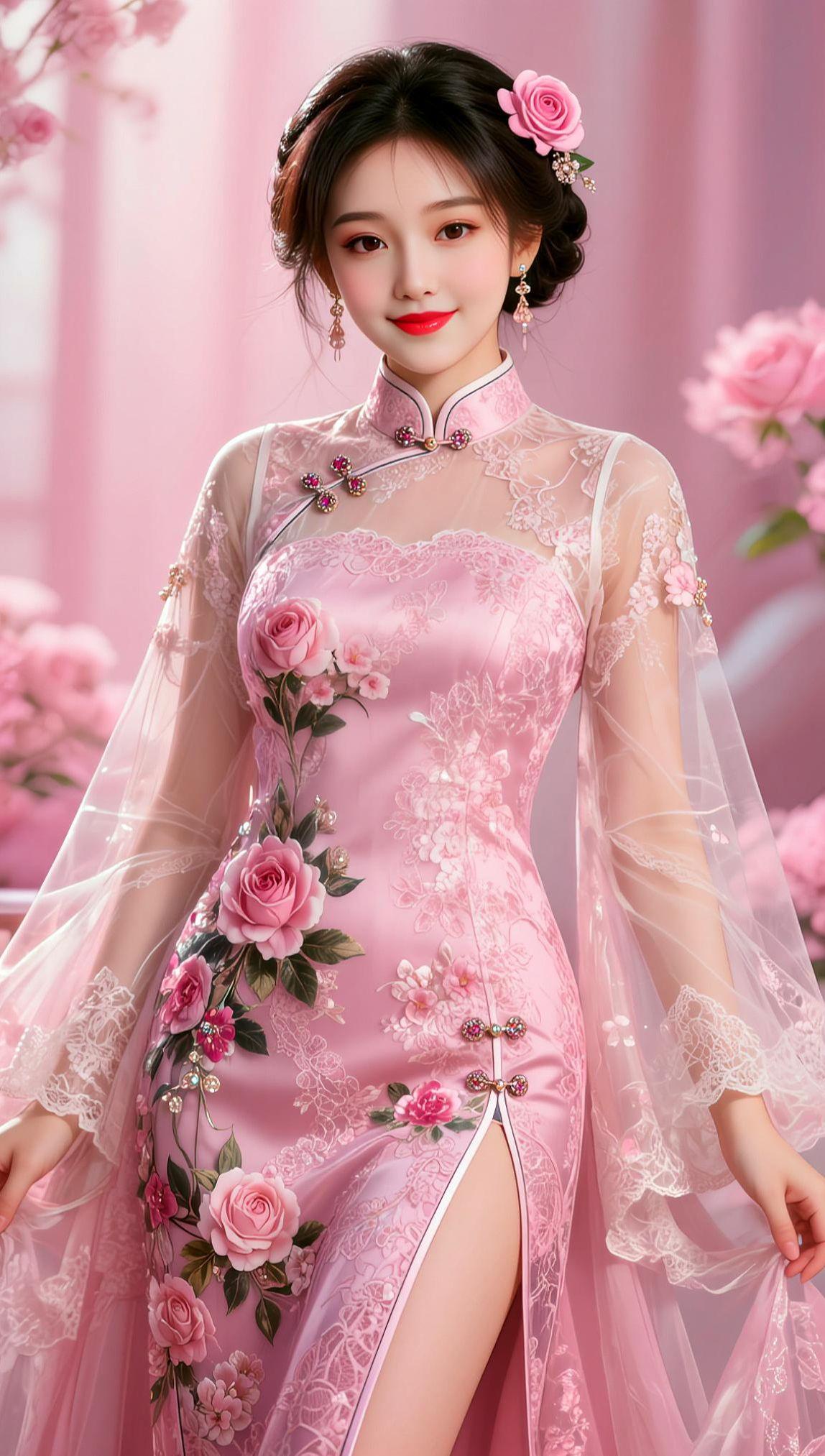 「奶奶说，这件旗袍曾等她到80岁。」今天，我替她穿上了。不知公子寻的可是在下