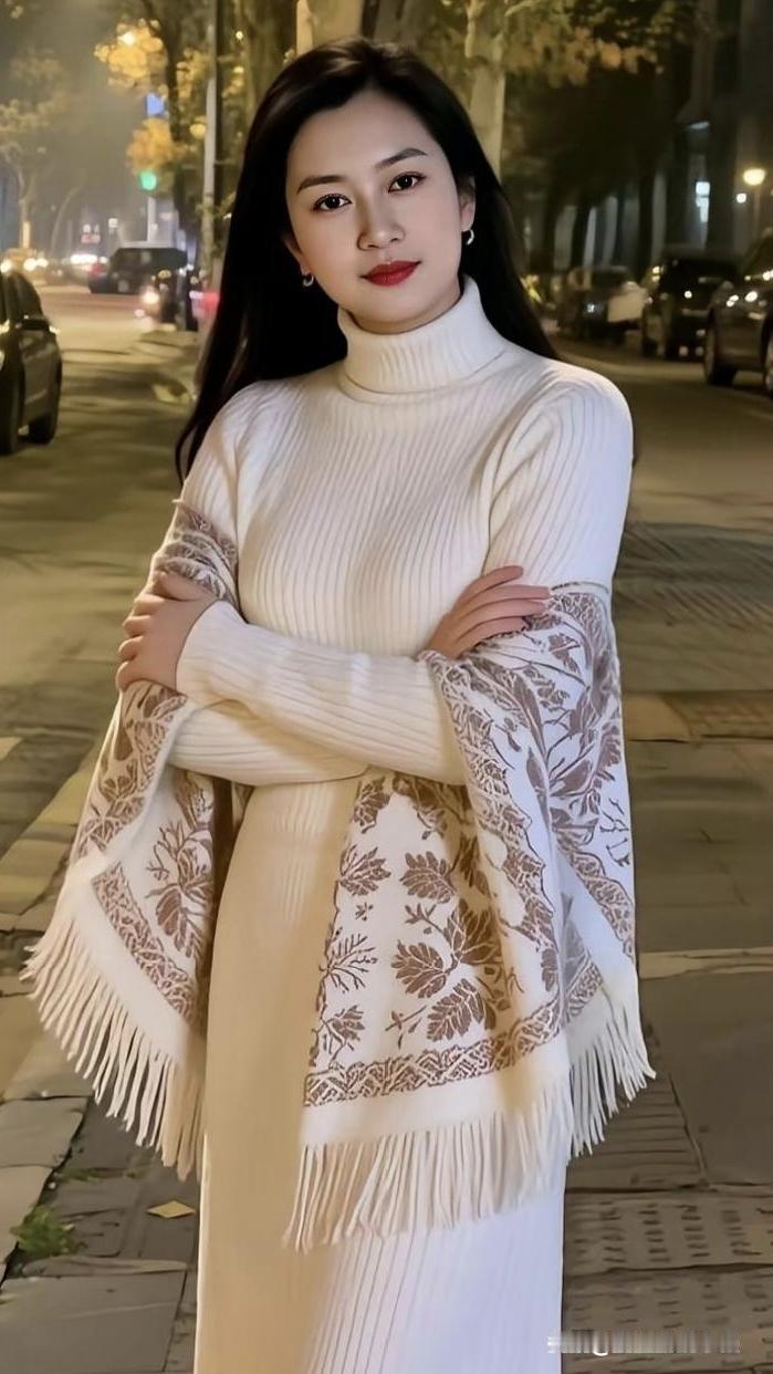 好美的温柔的夜色，好美的你！醉了！