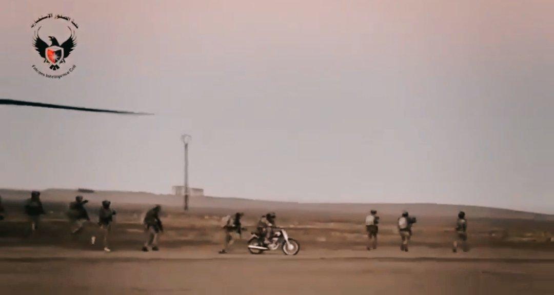 伊拉克内政部正在为边境哨所配备摩托车，此前“猎鹰小组”在叙利亚的一次行动中证明了