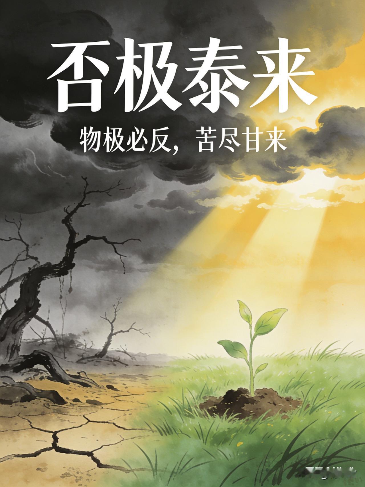 熬过低谷，皆是坦途别不信！此刻写下“否极泰来”，就是给坏运按下终止键！人生