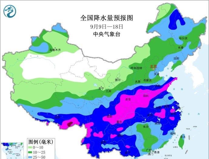 根据中央气象台预报，未来十天我国西南东部、江汉中北部、黄淮南部、江南东部地区降水