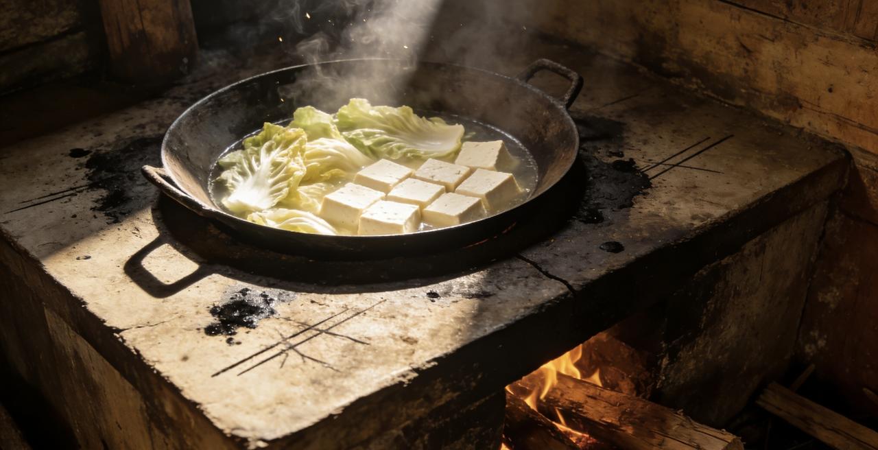 记忆里的灶台总是热气腾腾，一碗最普通的白菜豆腐，都能吃出丰盈的滋味。如今我们厨房