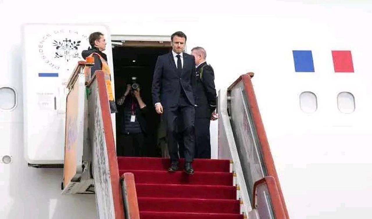 时隔两年半，马克龙再次访华，中方的态度已经不同了上一次来中国，法总统马克龙走