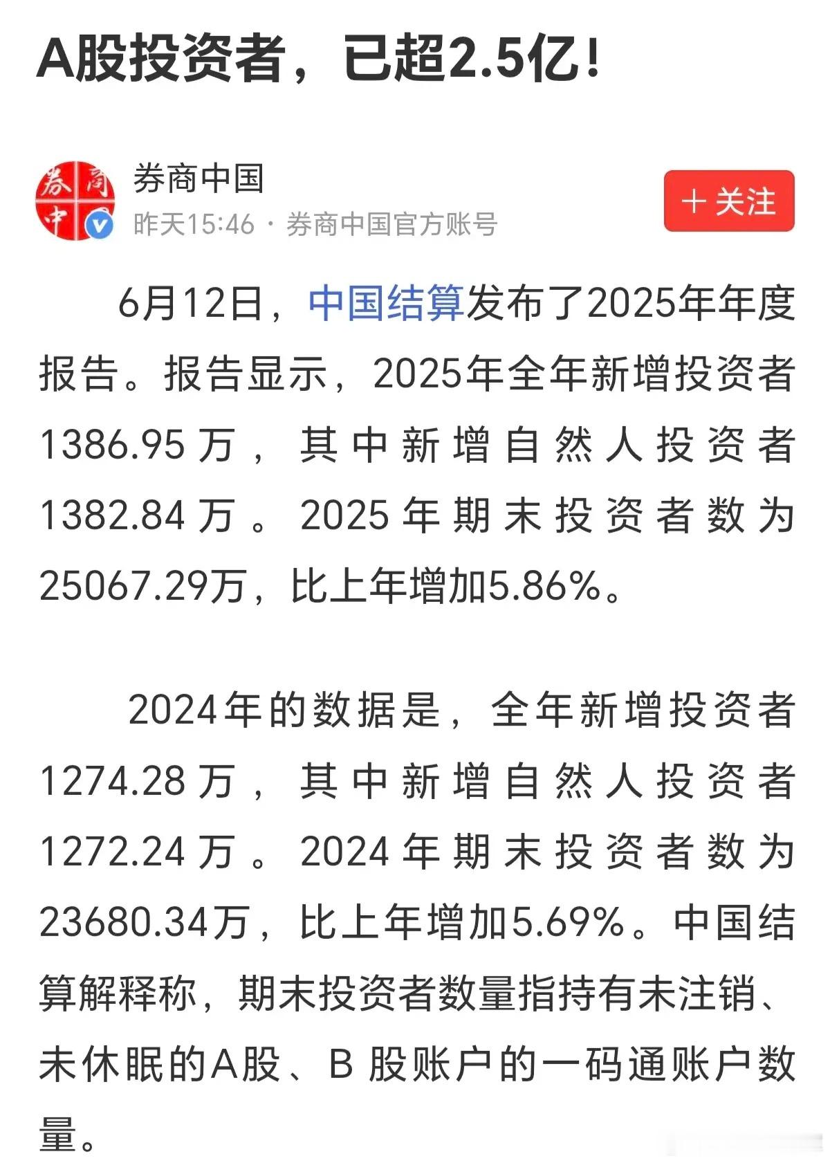 数据还是很漂亮，2.5万亿投资者，不！是2.5万亿金融消费者，这里面真实的估计才
