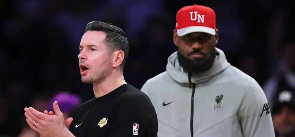 你见过历史上goat被下放下级联盟过，雷迪克的目的就是逼詹姆斯复出。