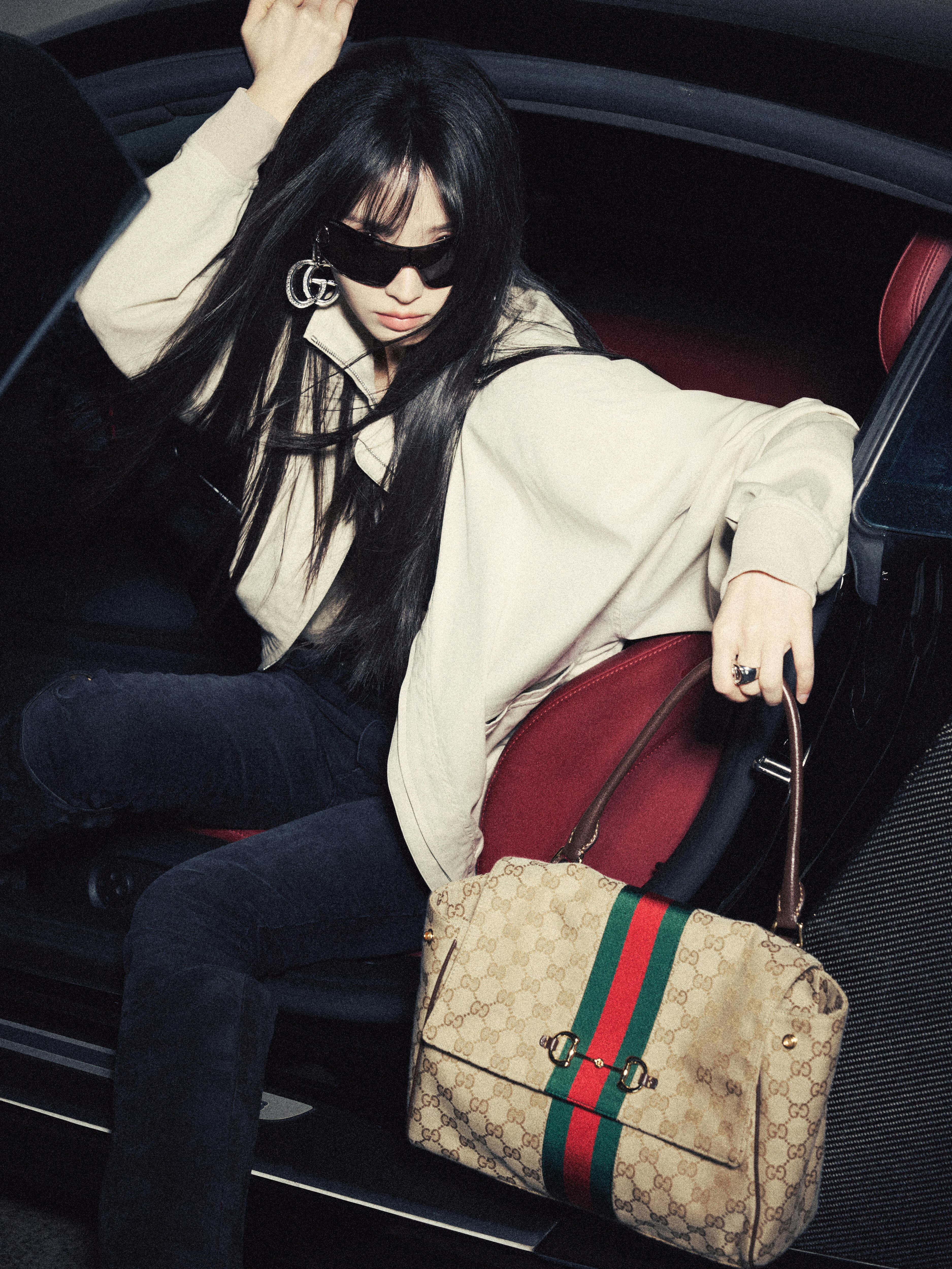 田曦薇×Gucci品牌好友全新Gucci大片，一袭Generation