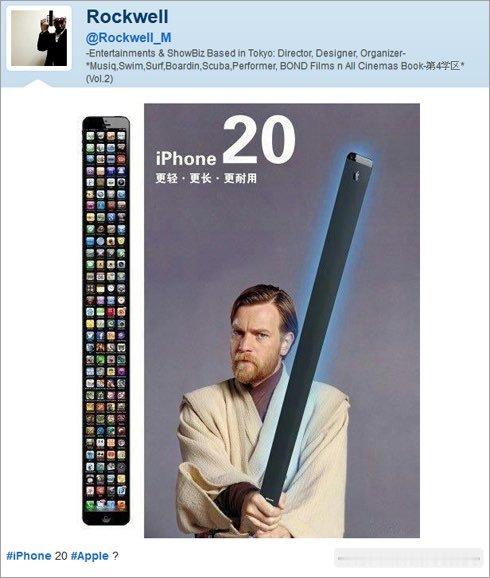 有朋友记得iPhone5发布时，国外网友的恶搞海报吗（图1），时间真快，没想到还