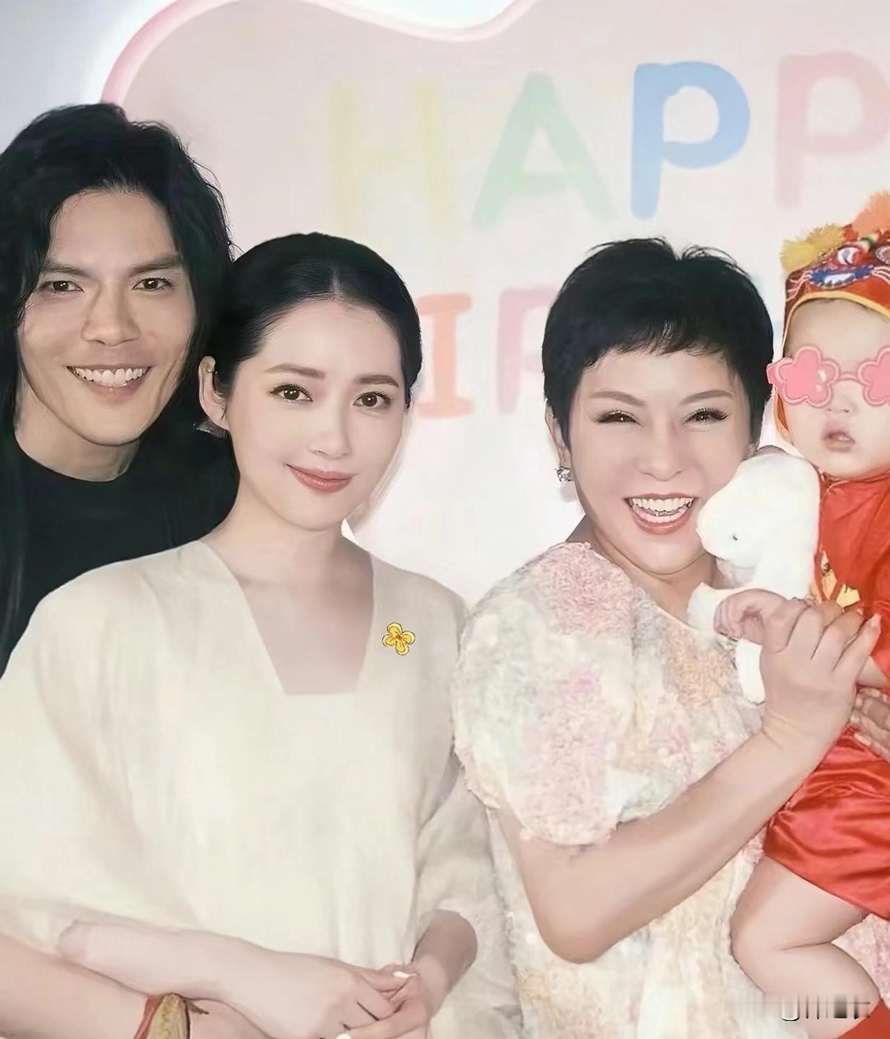 郭碧婷的二个小孩，取的名字很明显的，就是要继续生男孩的，女儿是大的，名字里带个止