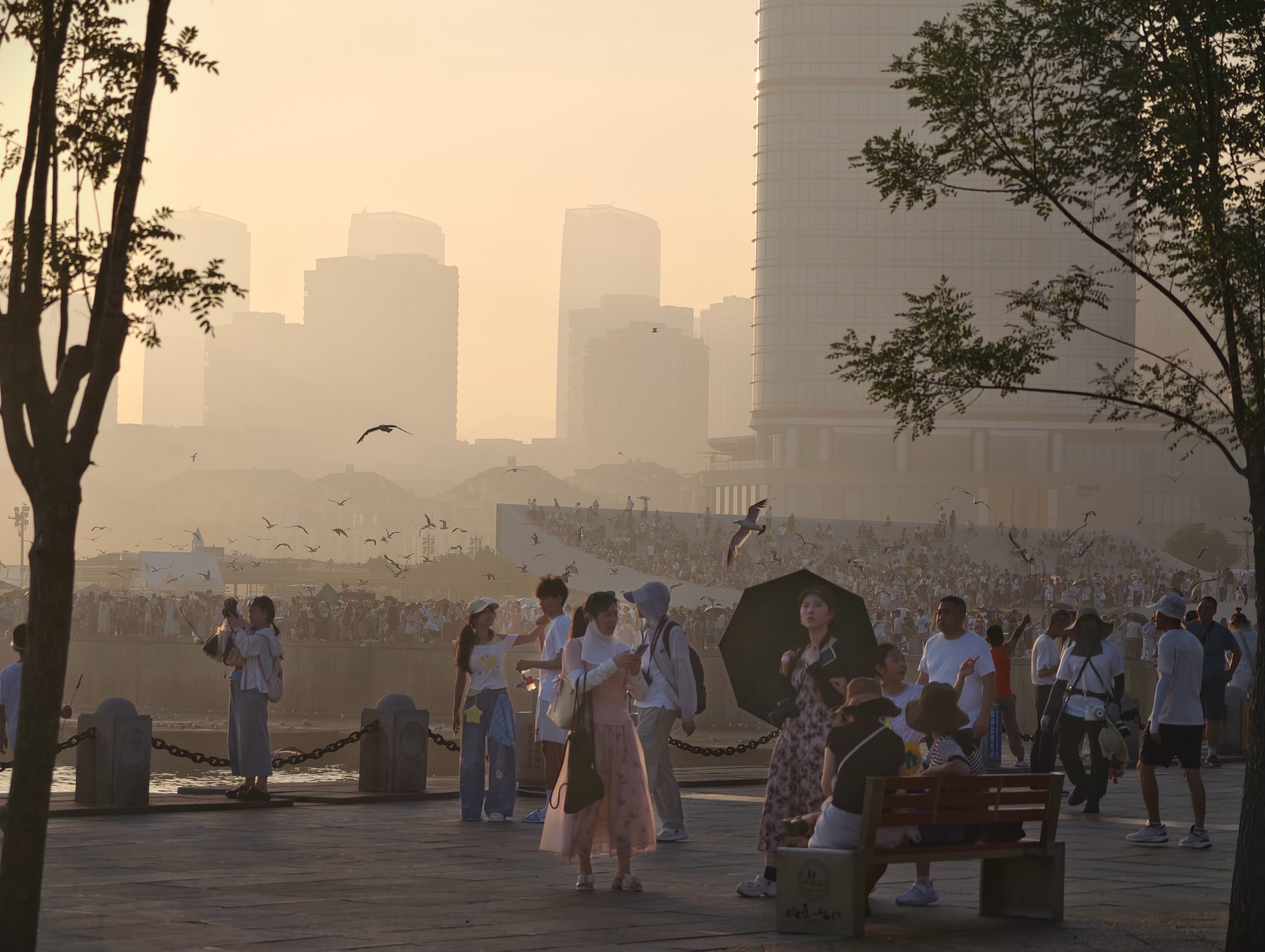 人比鸥多了快大连·星海广场
