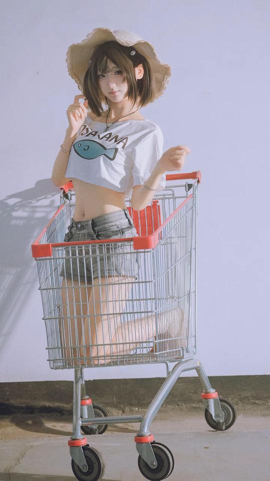 购物车少女。出镜：@ok喵？元气少女的日常元气少女穿搭👗夏天才是甜妹穿搭
