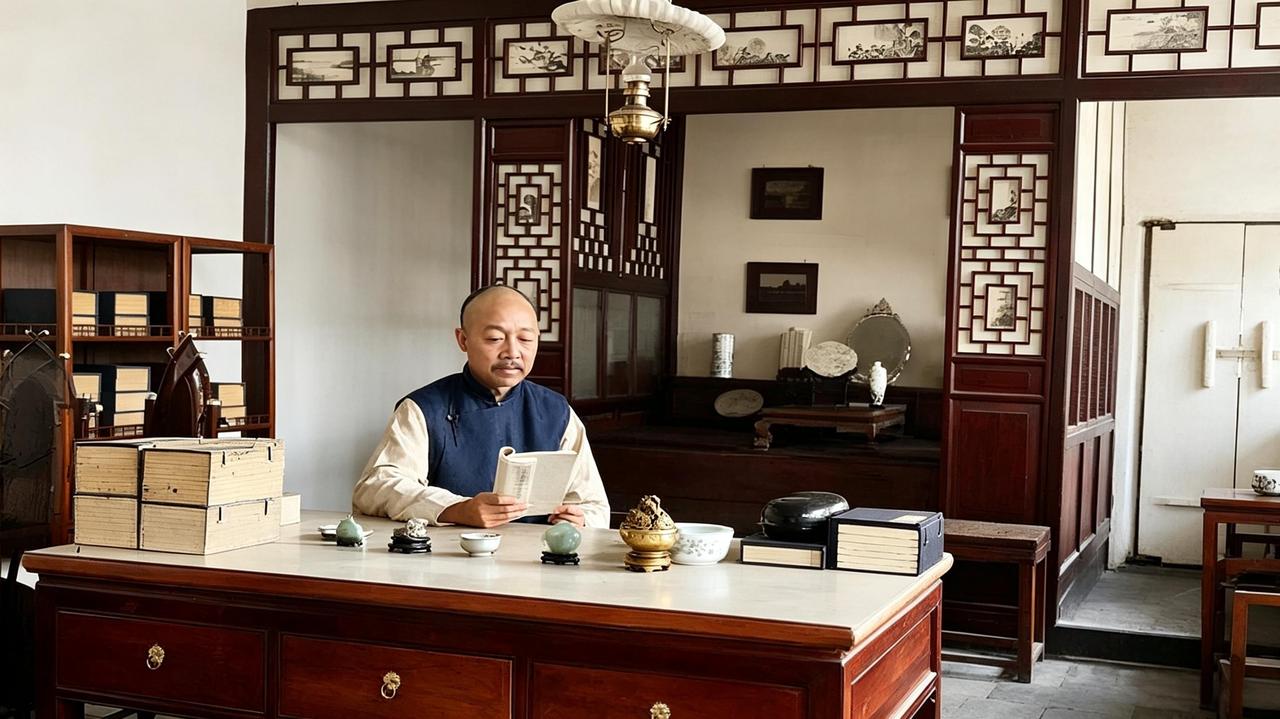 这位坐在奢华书房中悠闲自在看书的男子却是一名朝廷钦犯。当初，在京城王公圈子里被称
