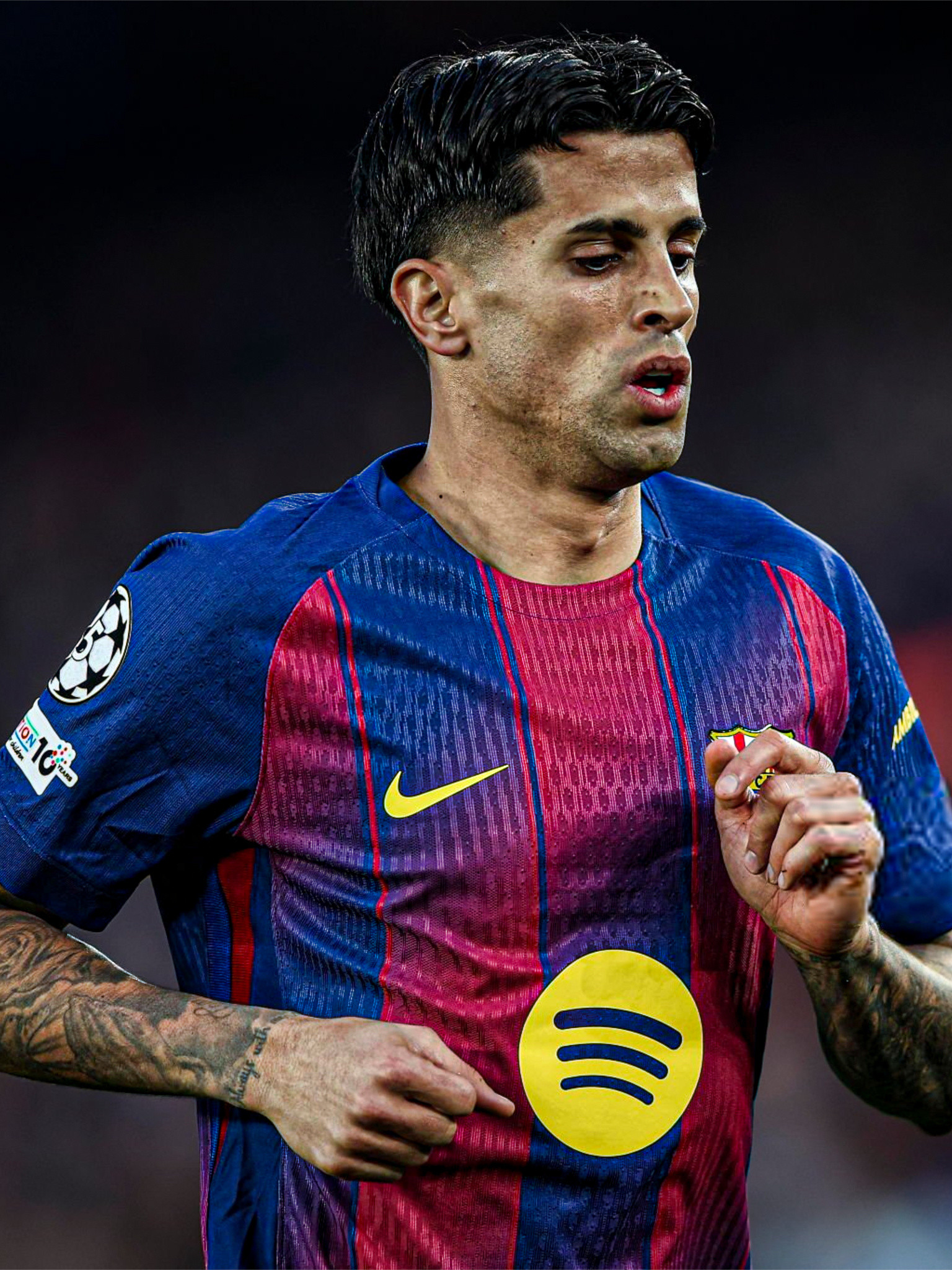 罗马诺：坎塞洛不再想为利雅得新月效力。巴塞罗那对坎塞洛的态度和表现非常满意。巴