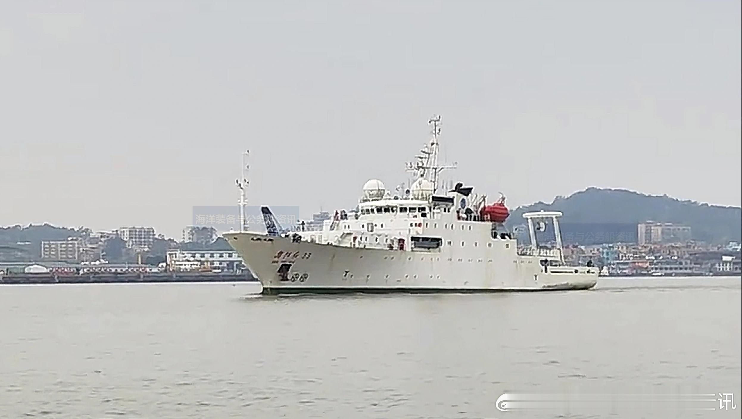 南海维权巡航专项【海调/科考】5月3日，菲律宾方面“指控”中国科考船在中国南沙
