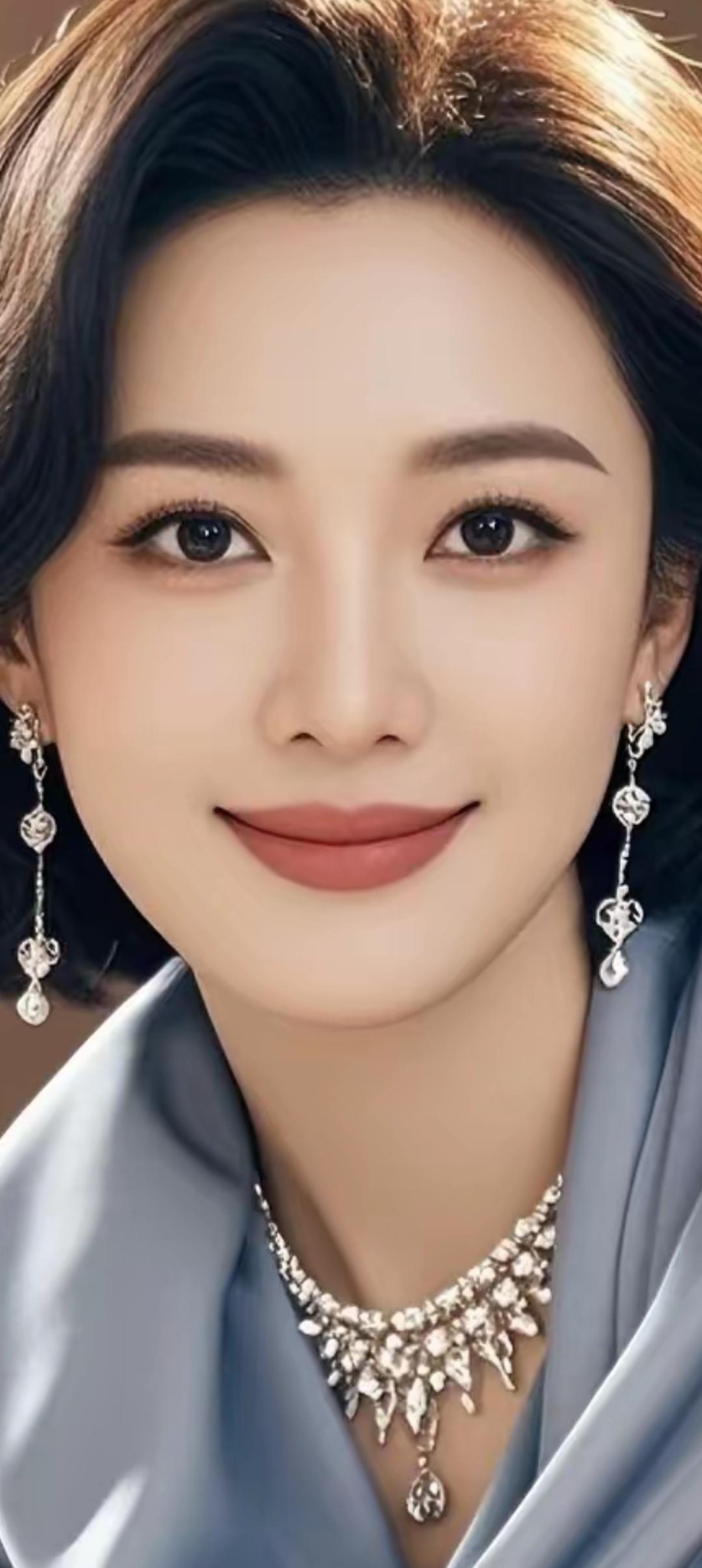 优雅气质，闪耀珠宝，完美妆容，女神范儿十足！💎✨