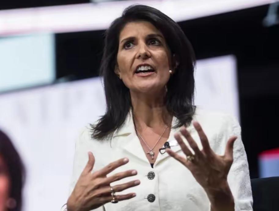 美国前驻联合国大使妮基·黑利今天（北京时间4月24日）叫嚣道：“中国窃取自己无法