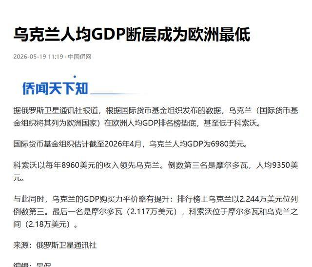 战火越猛，人均GDP越高？乌克兰“战争经济学”的残酷真相。据国际货币基金