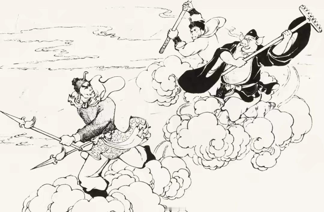 西游记连环画：这个妖怪是谁？转身就跑的原型竟也是三国名将翻开《西游记》看这段