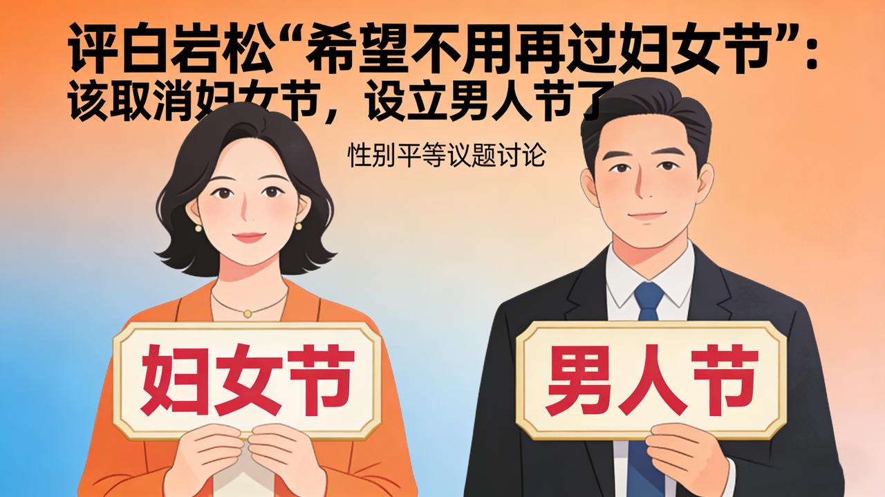 一百多年前设立妇女节，是因为女性被压迫、权利被忽视，如今时代早已不同。法律层面保