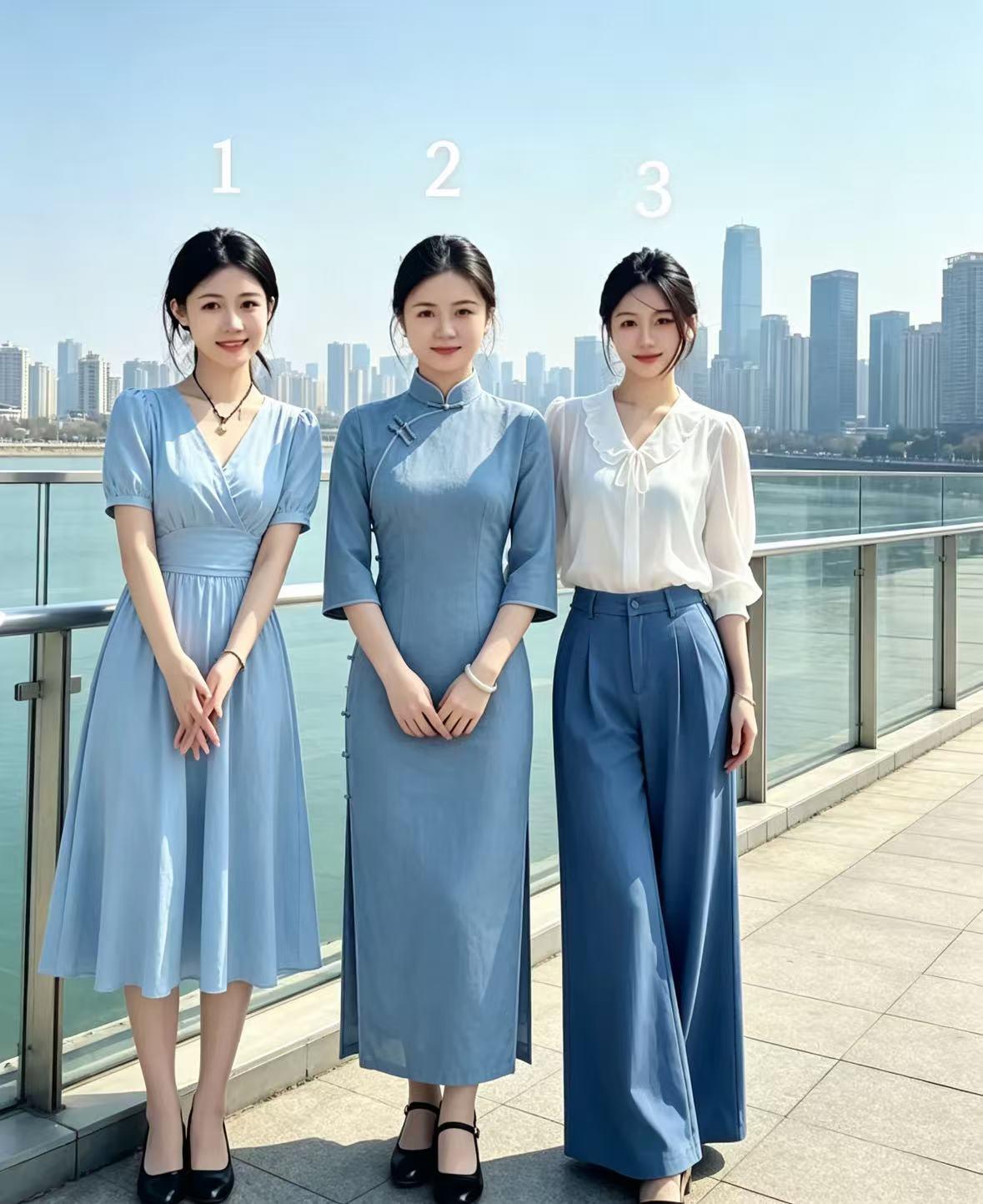 这挑媳妇也是一门学问，面相要旺，身材要棒，这三位美女选一位，你会选几号？