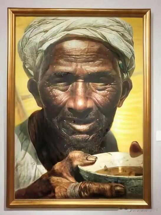 说实话，看罗中立画的《父亲》，那是真感动，满脸沟壑都是咱东方大国老百姓的魂。可转