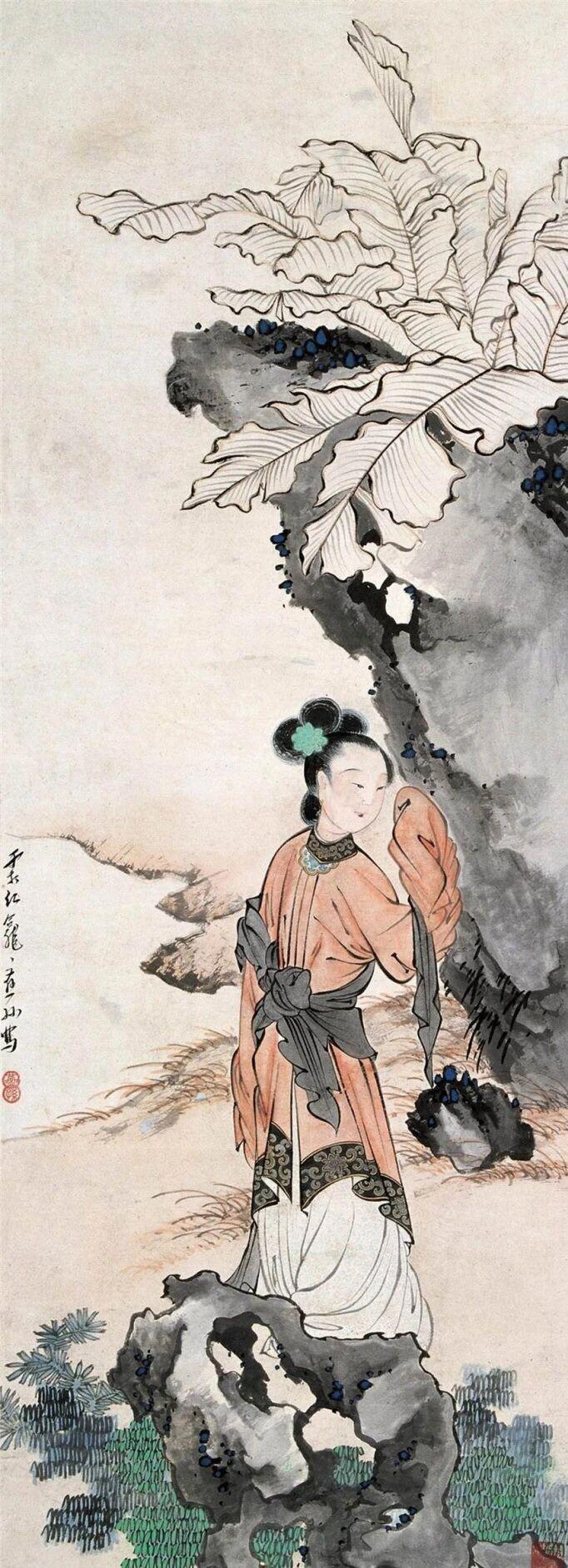 名家工笔仕女画欣赏3