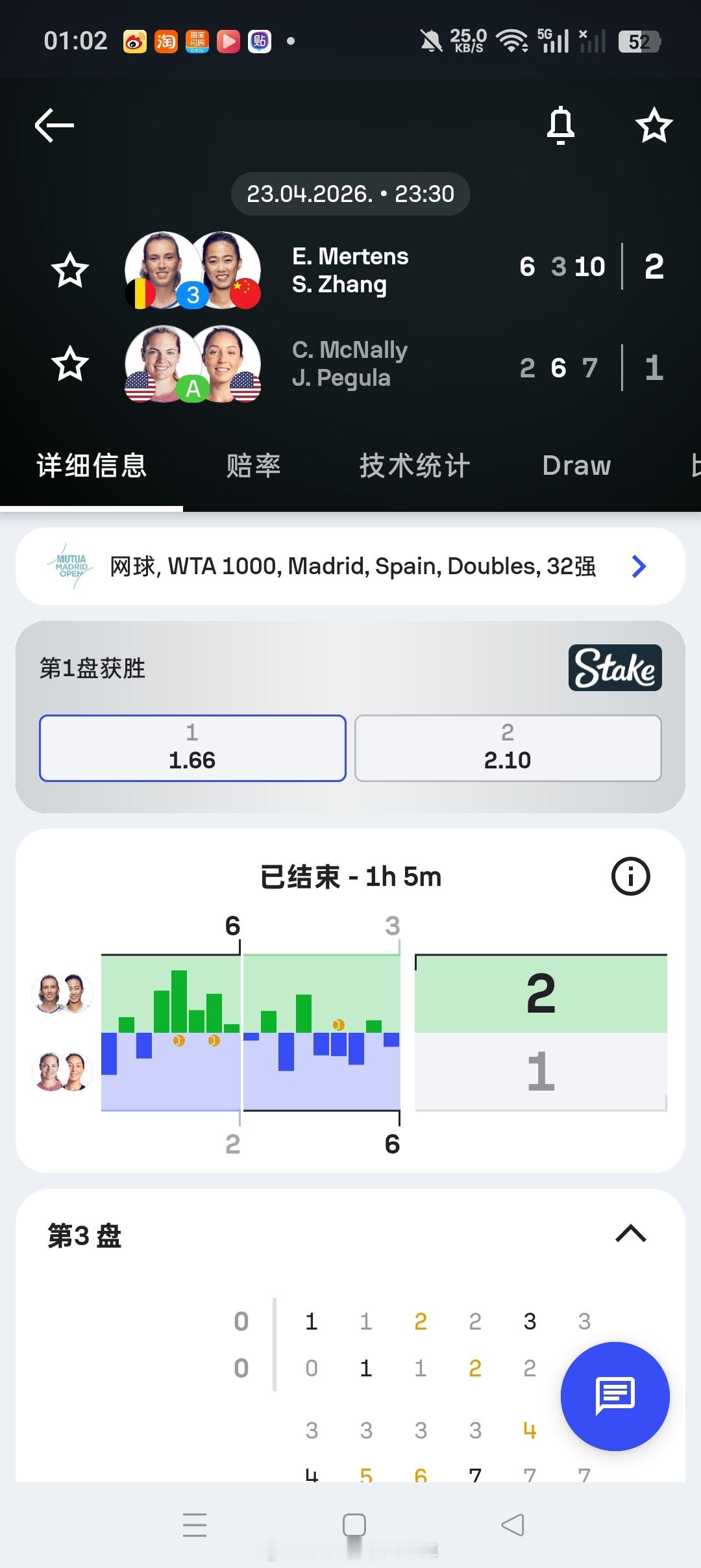 小花小草资讯小花小草资讯【🇪🇸WTA马德里1000赛】女双第一轮🇨🇳张