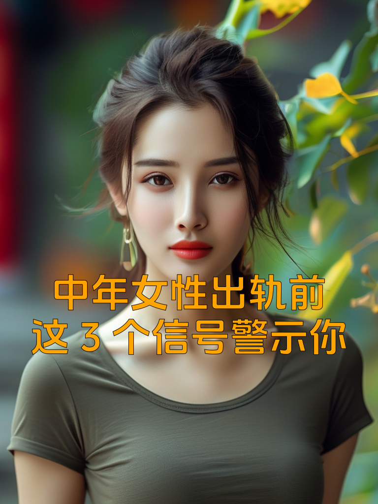 中年女性出轨前，这3个信号警示你