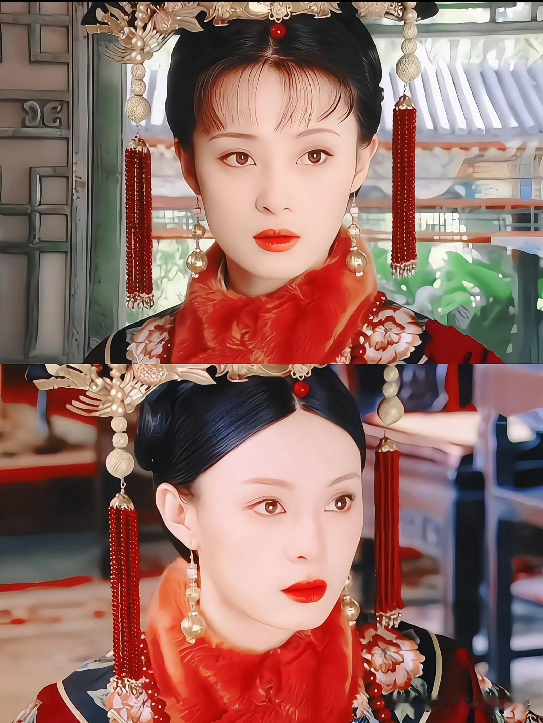 孙俪和蒋勤勤单看各部分，总给人“几乎一模一样”的错觉，但真凑在一起细品，又分明是