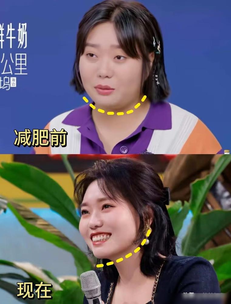 李雪琴，2020年，脱口秀大会第五名。那一年，她站在台上，人是往下垮的。眼神
