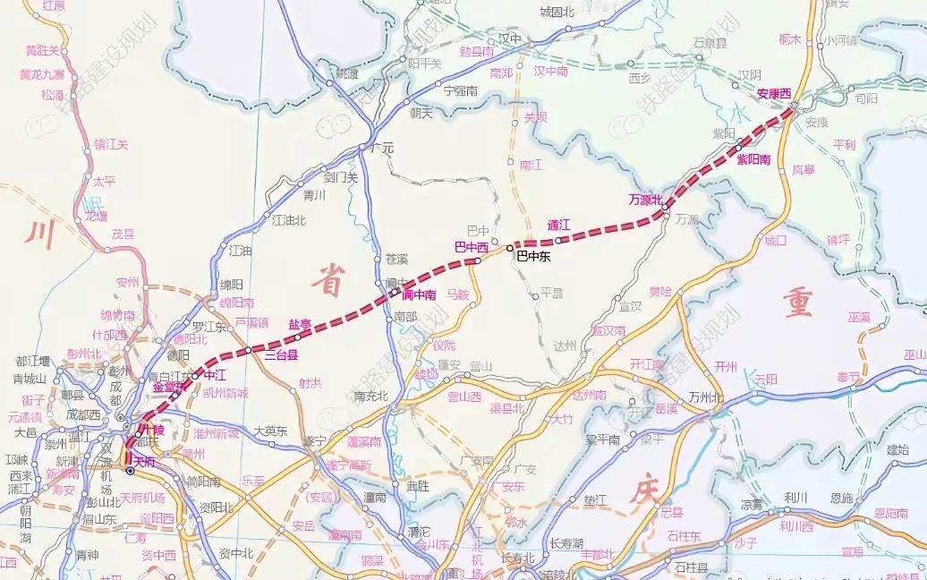 明明川北这片广大的区域内严重缺乏铁路交通来带动发展，很多县区一直没有铁路，如通江