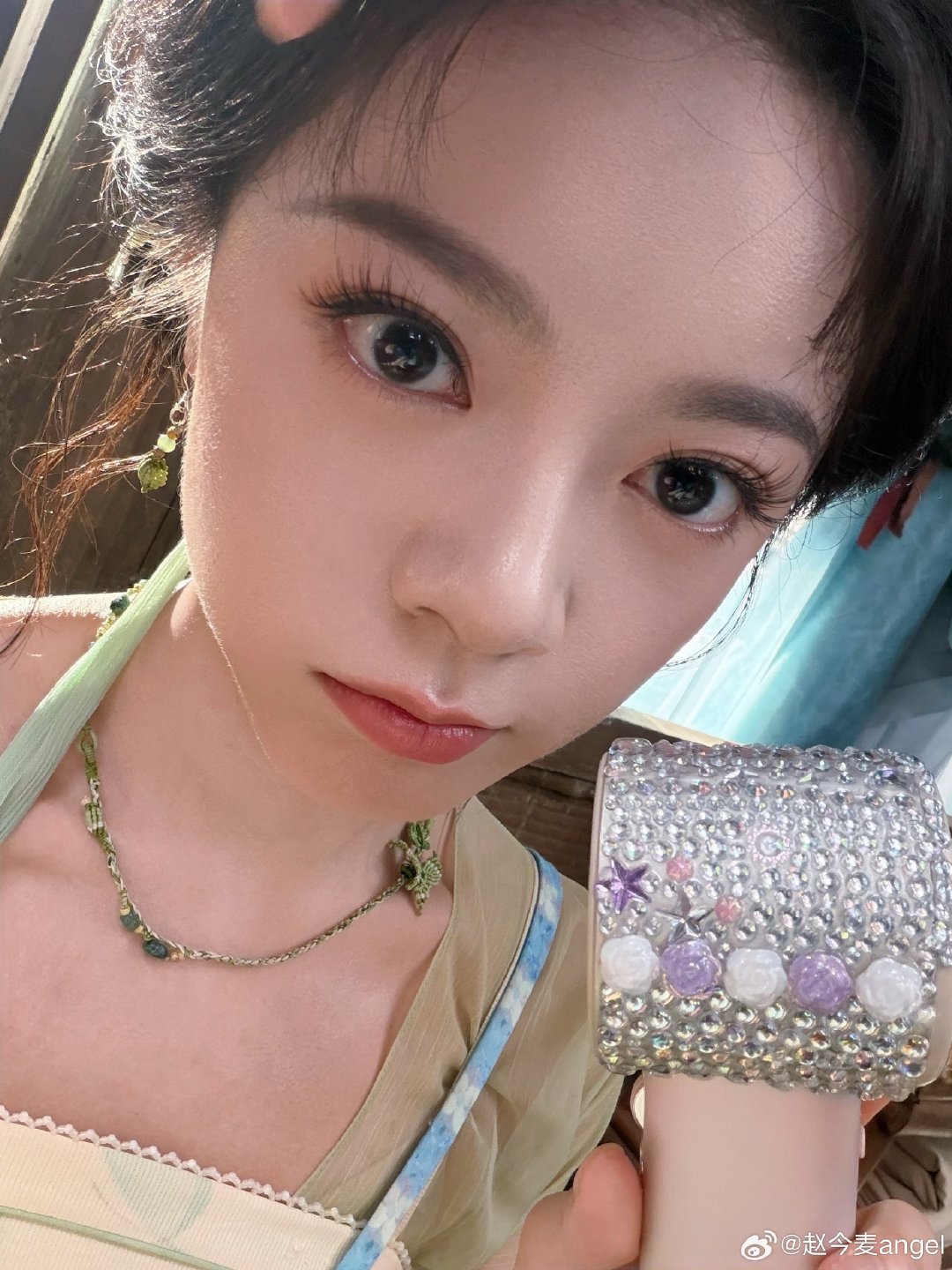 #赵今麦#楚听雨的报备照片​