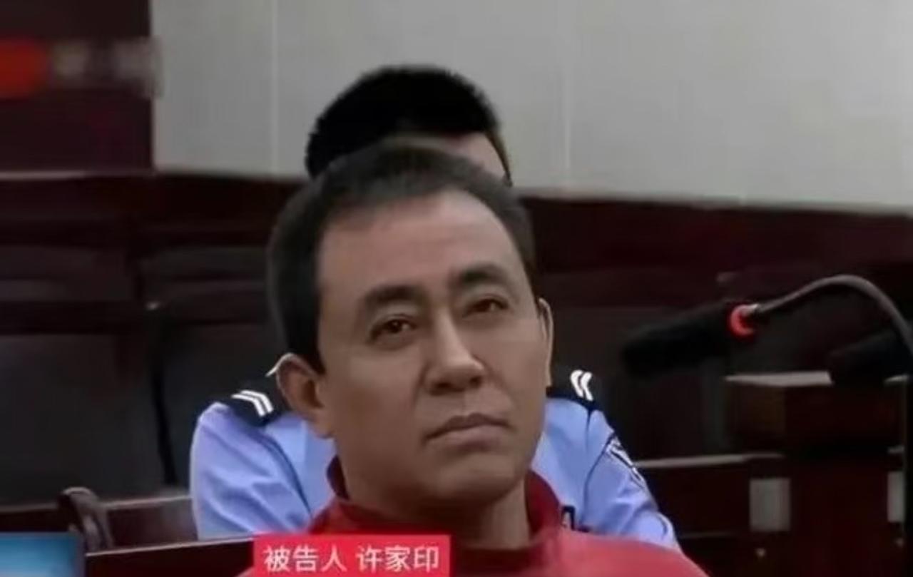 许家印在庭审现场的这张照片原来的是假的，是被人后期换脸了。这张照片的原型是王