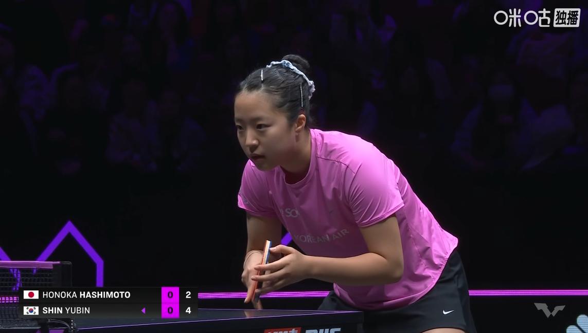 今天申裕斌的战术非常明确，就是拉攻和摆短，一上来桥本被打的有点难受，第一局