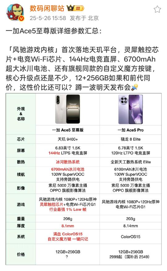 一加ace5如果卖2500会不会卖爆？