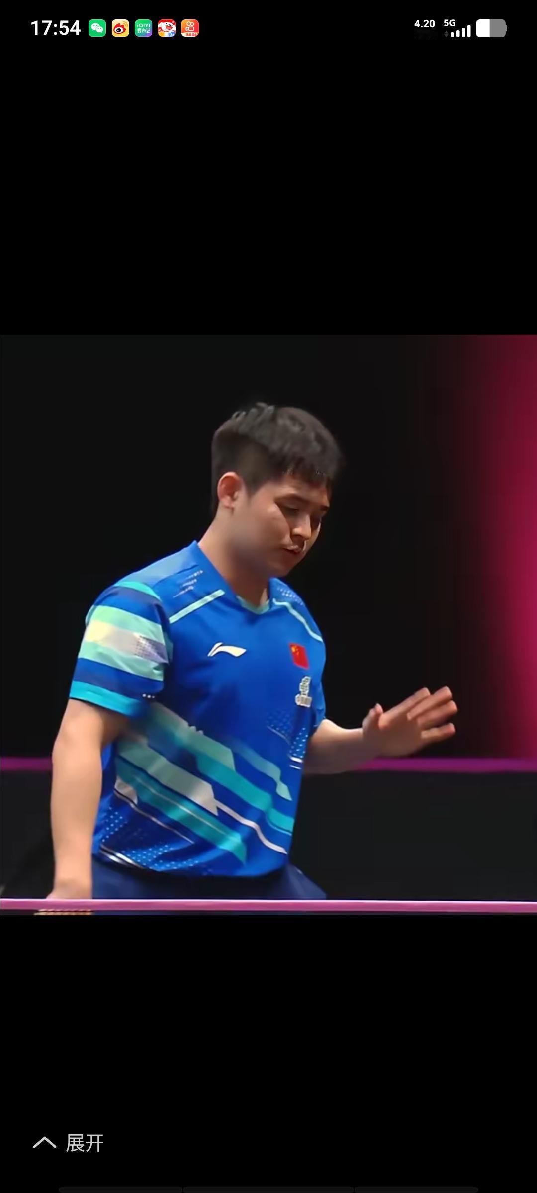 继今天凌晨陈熠以2比3负于韩莹后，王艺迪刚刚又以2比4不敌朱雨玲。看来缺少了莎头