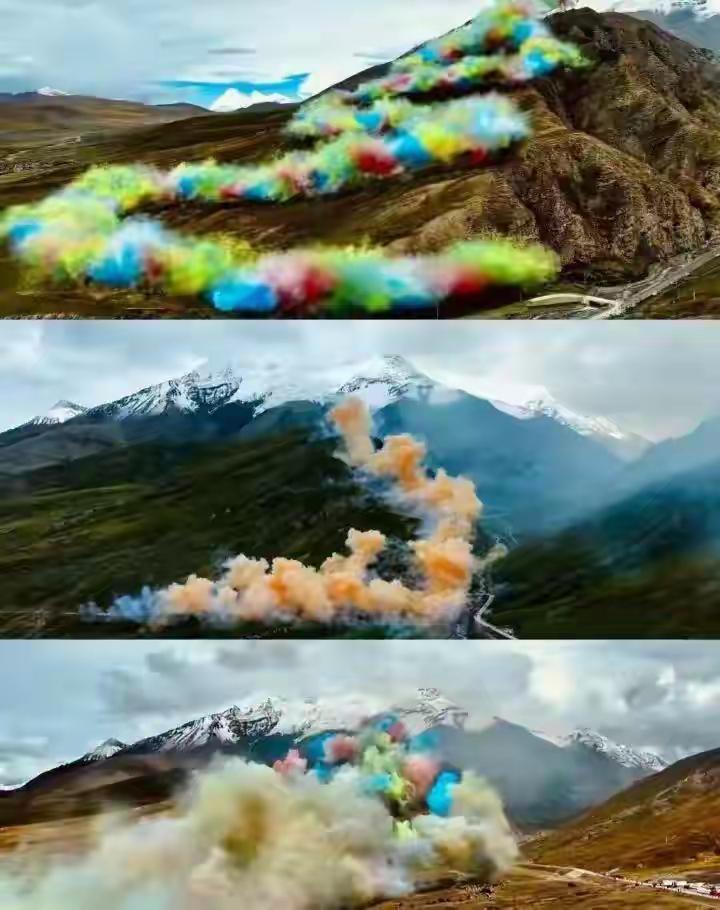 蔡国强在喜马拉雅山上的烟花秀再一次说明了能力越大责任越大的意义。能力小的人，你